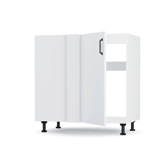 Modest Κάτω Γωνιακό Ντουλάπι Λευκό 80x48x82