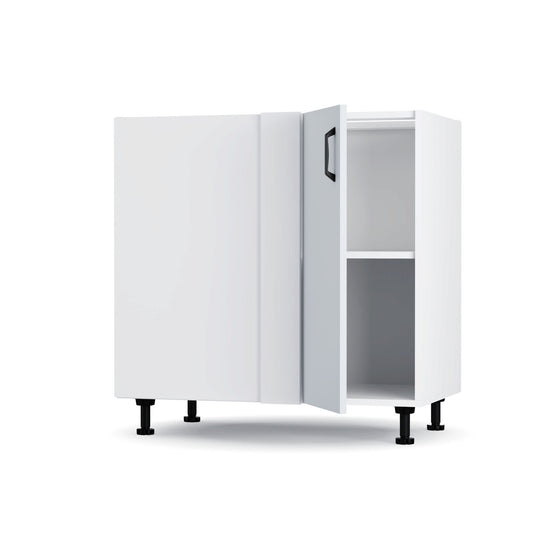 Modest Κάτω Γωνιακό Ντουλάπι Γκρι 80x48x82