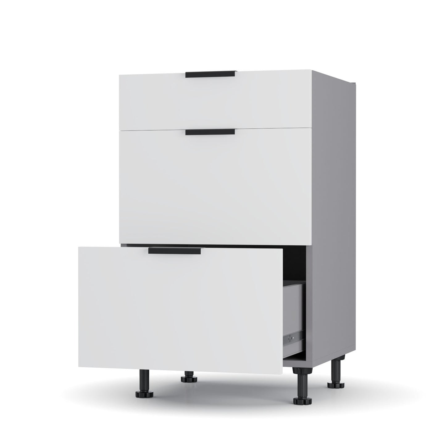 Craft Κάτω Ντουλάπι Συρταριέρα Λευκό 50x48x82