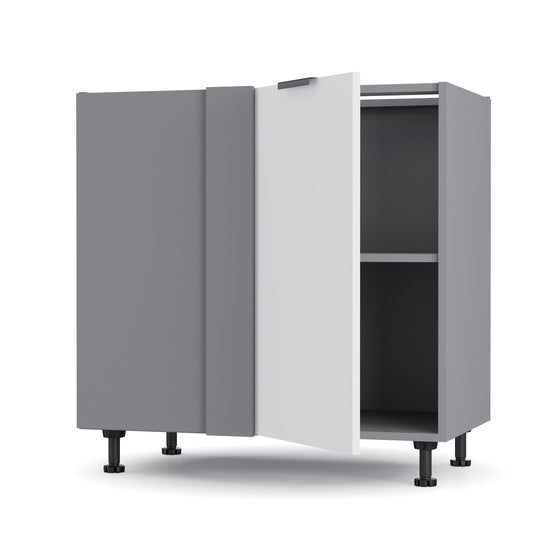 Craft Κάτω Γωνιακό Ντουλάπι Λευκό 80x48x82