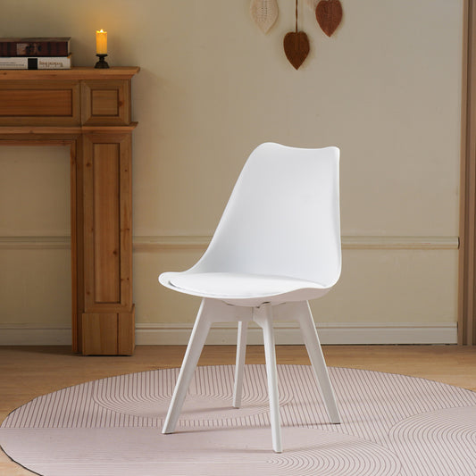 Καρέκλα Gaston I PP-PU σε Λευκή Απόχρωση 53.5x48.5x81,5