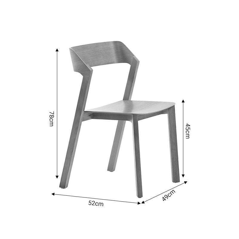 Καρέκλα Danas Φυσικό Ξύλο Οξιάς- Εκρού Μαξιλάρι 49X52X78