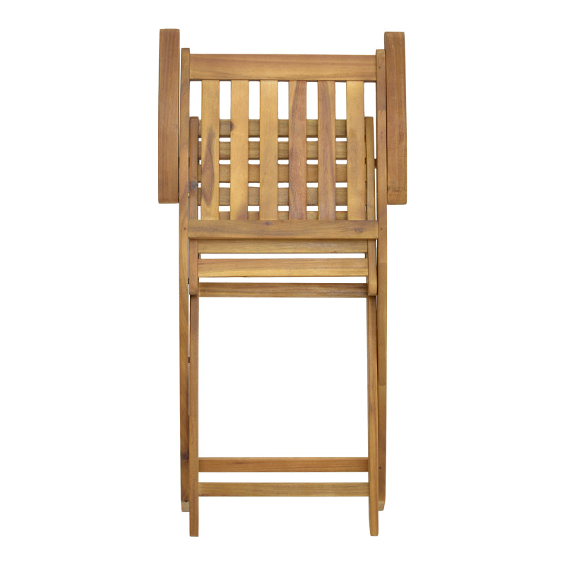 Πολυθρόνα Mobie Πτυσσόμενη Ξύλο Ακακίας Φυσικό 56x61x89