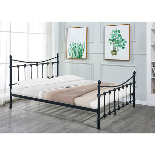 Κρεβάτι Beowulf Μαύρο Μεταλλικό 140x190x102