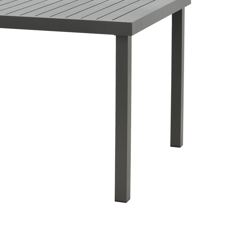 Τραπέζι Kliton Αλουμινίου Ανθρακί 150x80x74