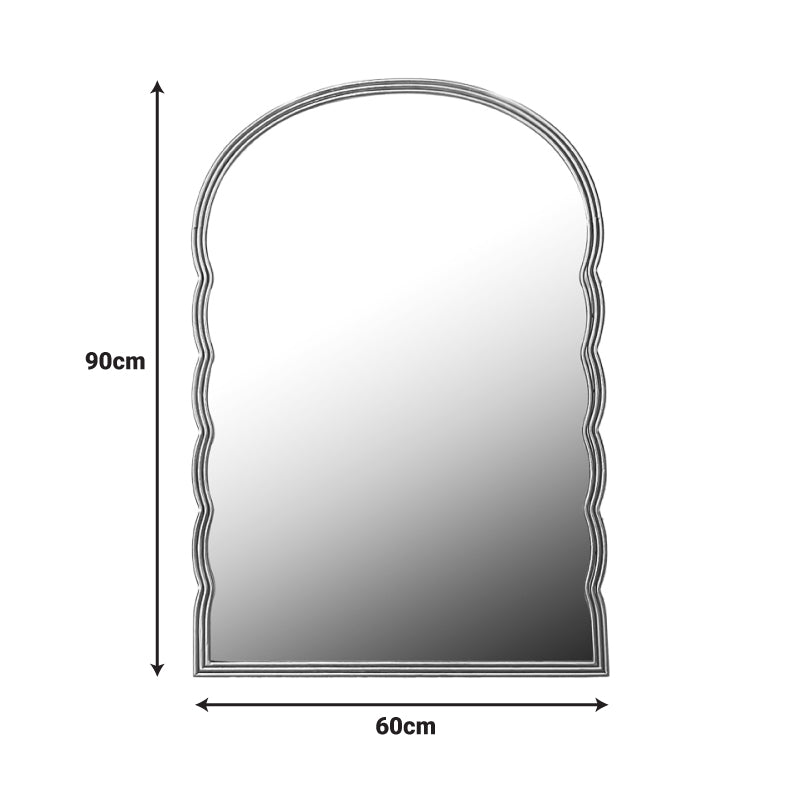 Καθρέπτης Megike Μέταλλο σε Χρυσή Απόχρωση 60x2x90