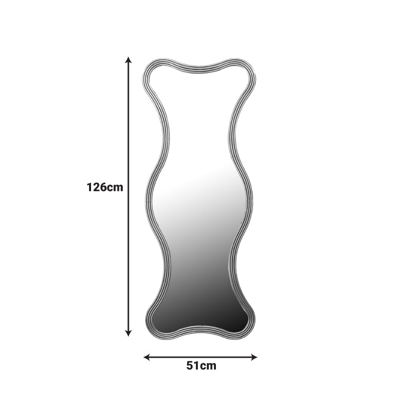 Καθρέπτης Boulen Μέταλλο σε Χρυσή Απόχρωση 51x2x126