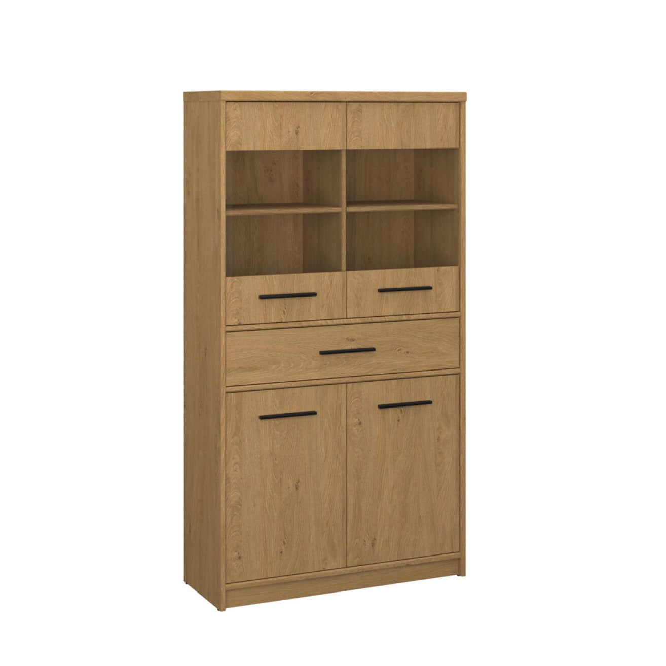 Βιτρίνα Pavi Βελανιδιά 84.3x33.8x156.4