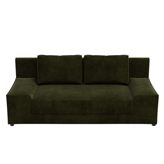 Καναπές Κρεβάτι Favorite Τριθέσιος Λαδί 200x81x71