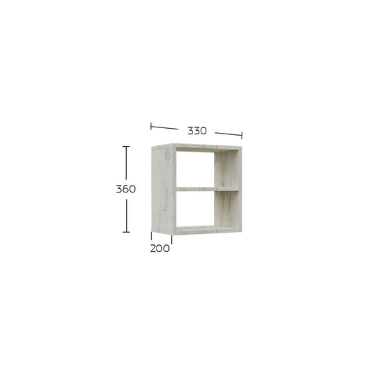 Κρεμαστό Ράφι Shelf Λευκό 33x20x36