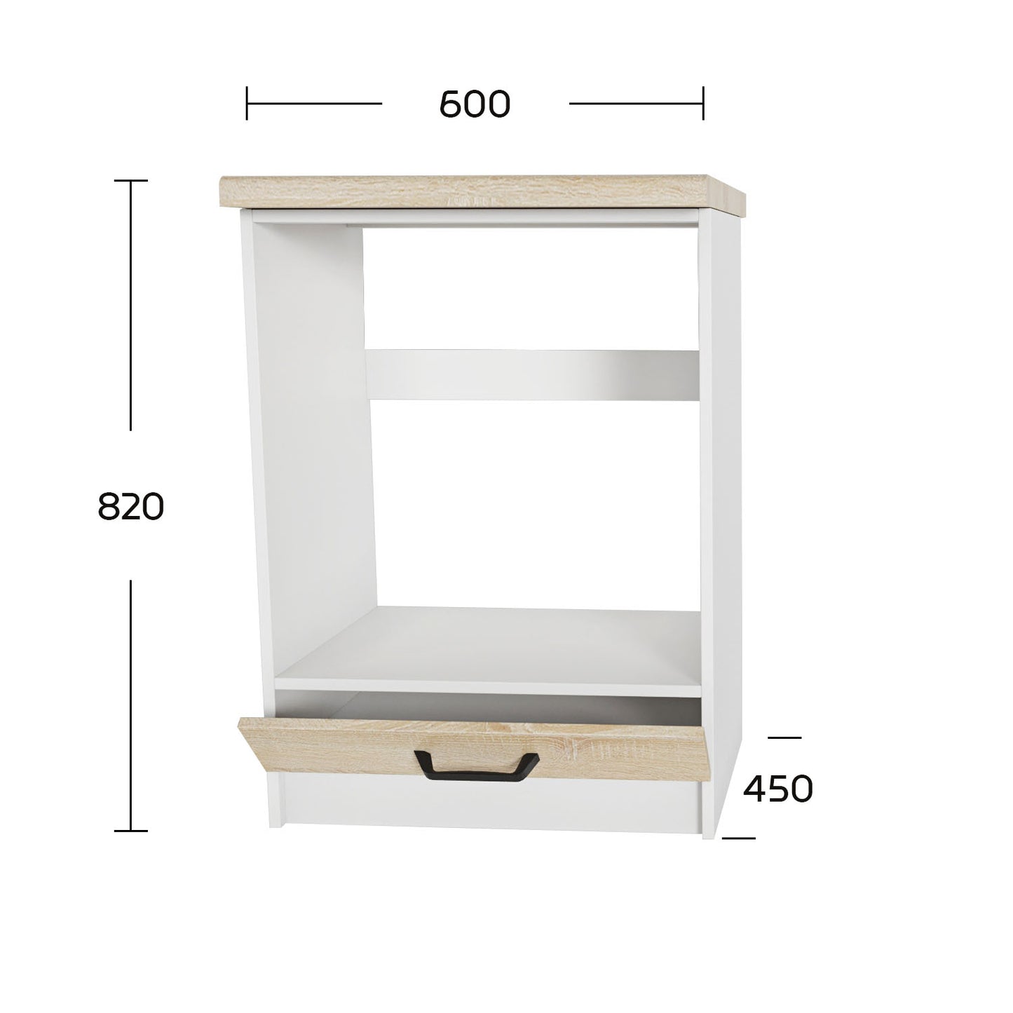 Ντουλάπι Φούρνου Anita Σονόμα 60x60x82