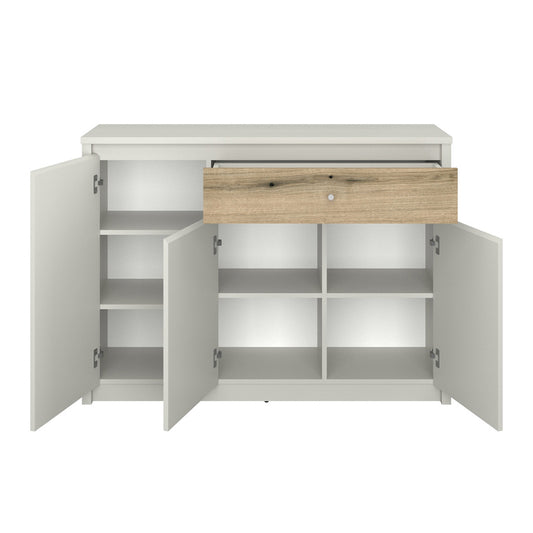 Μπουφές Karin Cashmere-Evoke Oak 126x36.5x91