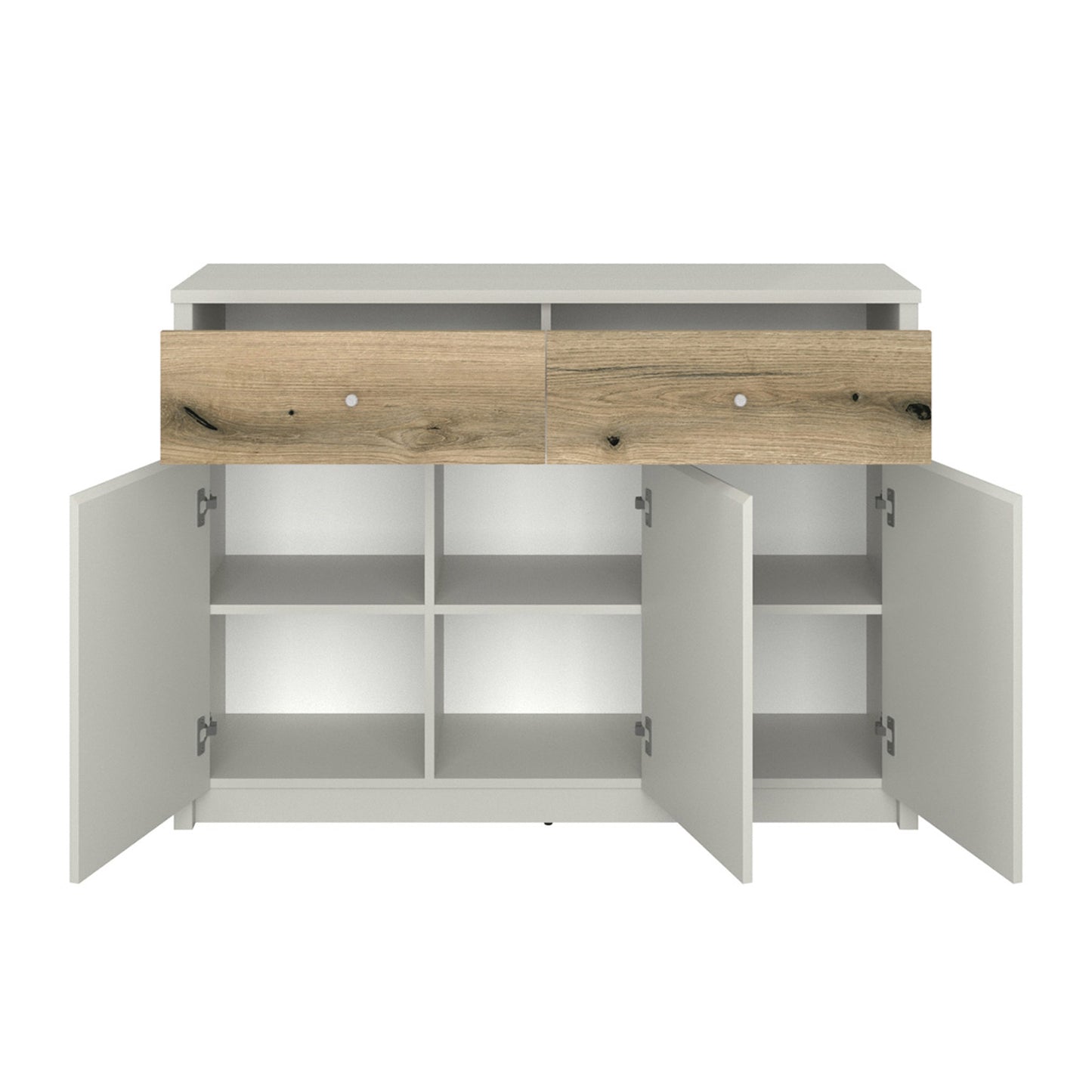 Μπουφές Karin Cashmere-Evoke Oak 126x36.5x91