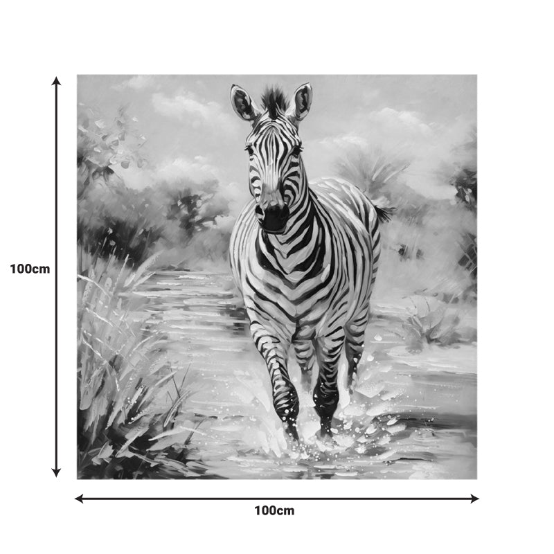 Πίνακας σε Καμβά Zebrero 100x3x100