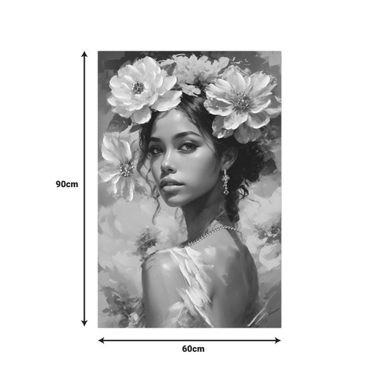 Πίνακας σε Καμβά Lilibet Ι 60x2.5x90