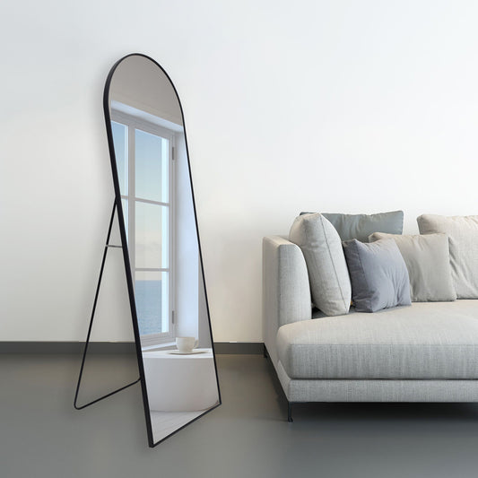 Καθρέπτης Lorens I Μαύρο Αλουμίνιο 60x40x160