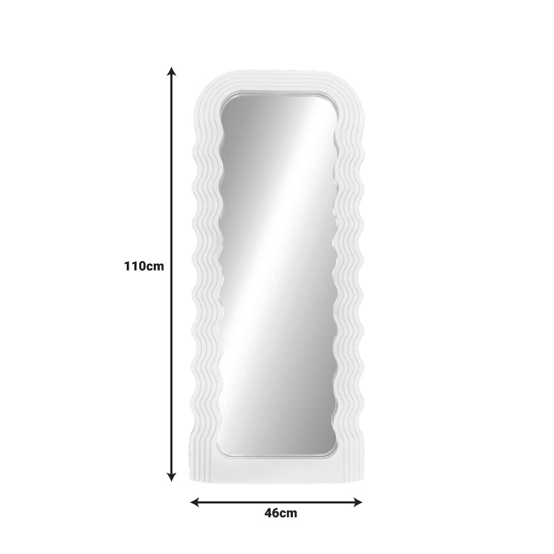 Καθρέπτης Maraya Λευκό PP 46x3.2x110