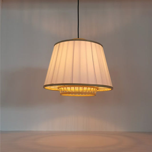 Φωτιστικό Οροφής Torzo Ε27 Μπαμπού σε Φυσική Απόχρωση Φ40x32.5