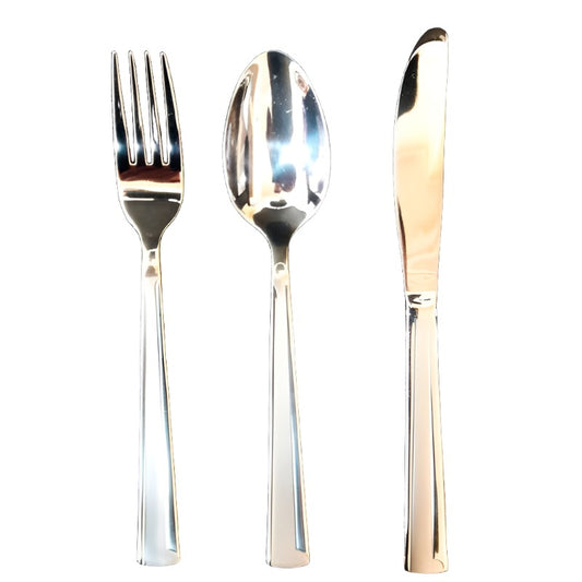 Μαχαιροπίρουνα σε Βαλίτσα Ανοξείδωτα Ασημί (72 Τεμ.)