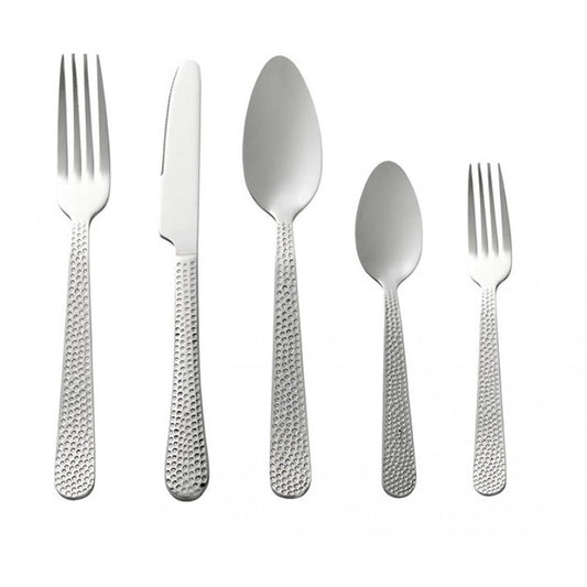 Μαχαιροπίρουνα Ανοξείδωτα Ασημί (30 Τεμ.)