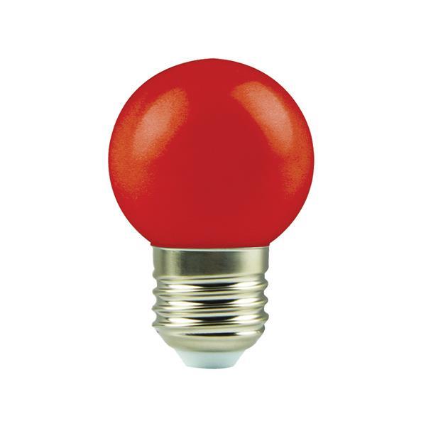 ΛΑΜΠΑ LED ΣΦΑΙΡΙΚΗ 18W E27 ΚΟΚΚΙΝΗ 175-265V