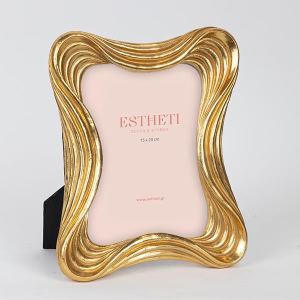 ΚΟΡΝΙΖΑ 15x20εκ ΠΟΛΥΡΕΖΙΝ ΧΡΥΣΗ 21.4x3.9x26