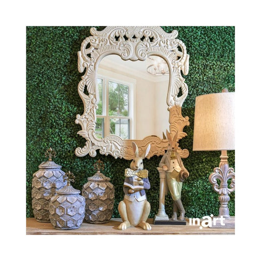 Βάζο με Καπάκι Κεραμικό Αντικέ Γκρι 17x17x36