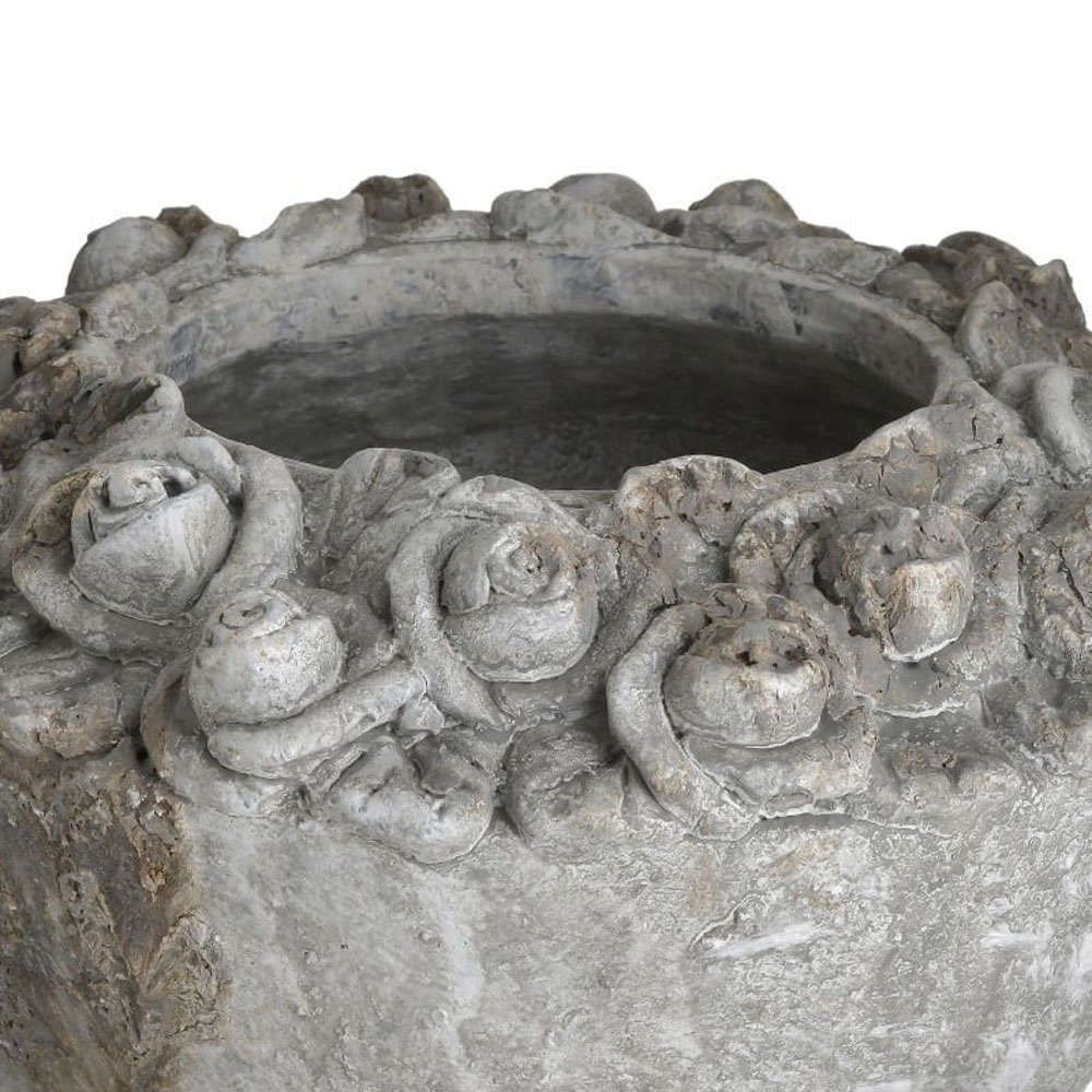 Μπωλ Τσιμεντένιο Αντικέ Γκρι/Μπεζ 26x26x16