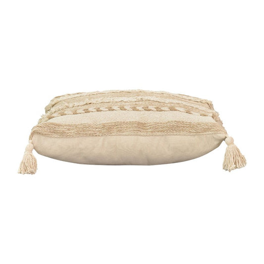 Μαξιλάρι Rozi Μπεζ Ύφασμα 45x45x2.5