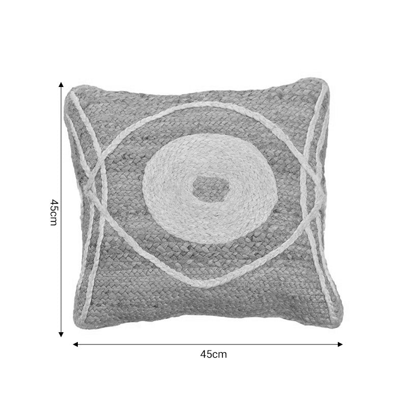 Μαξιλάρι Foliens Φυσικό-Εκρού 100% Γιούτα 45x45x2.5