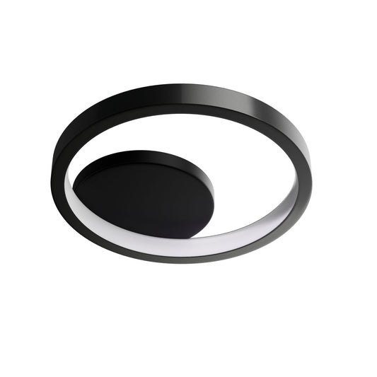 Φωτιστικό Τοίχου LED 12W 4000K Μαύρο 20x6x23