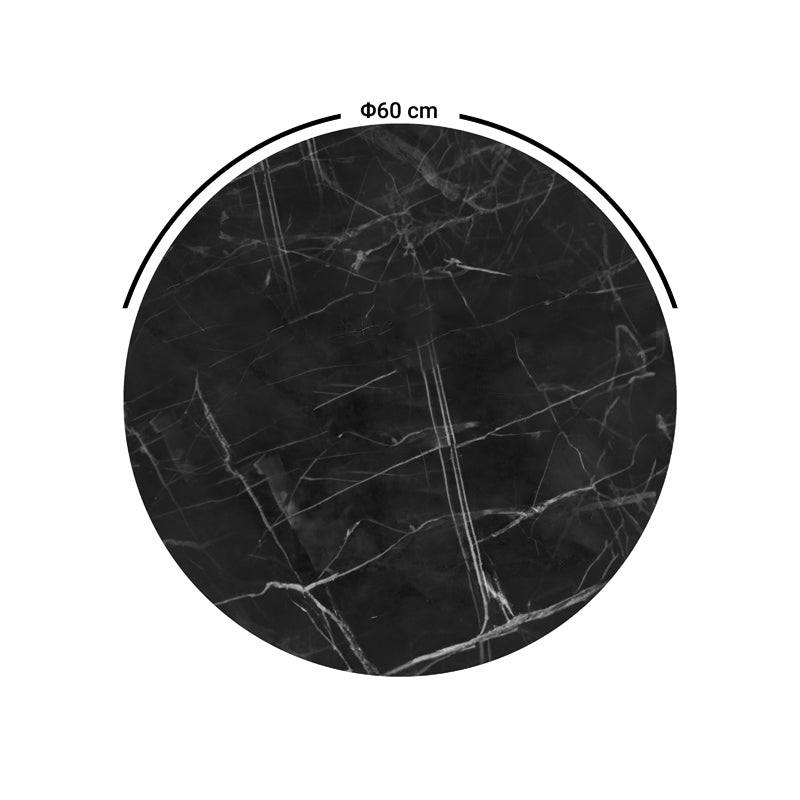 Επιφάνεια Τραπεζιού Saran Μαύρο Μαρμάρου Φ60