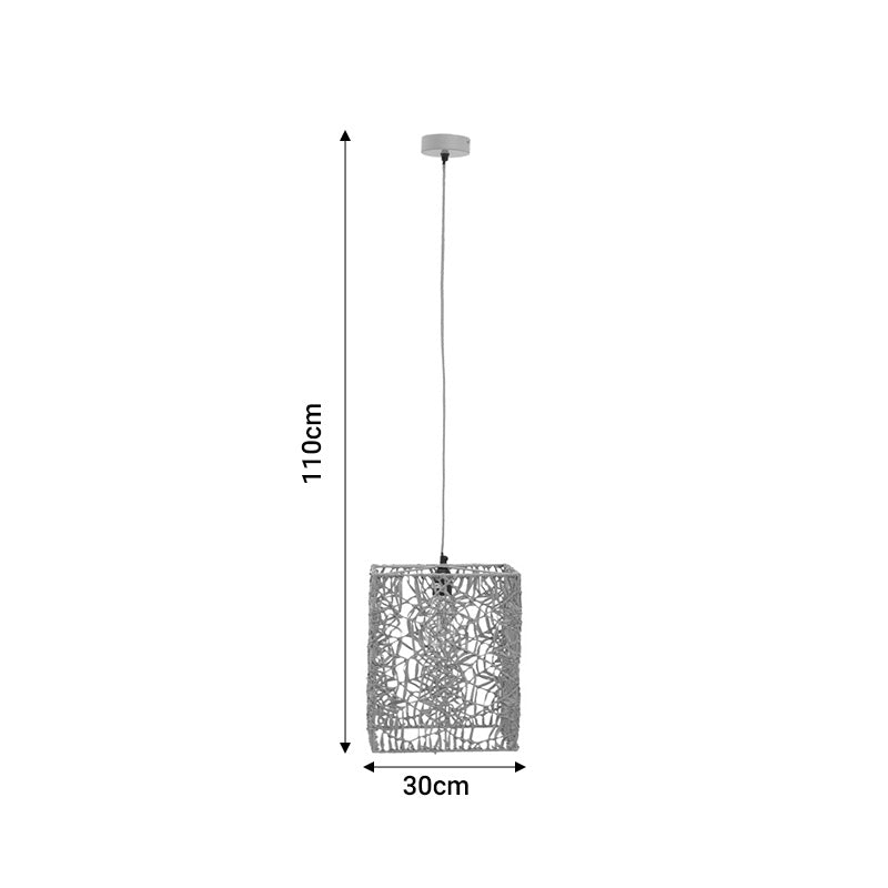 Φωτιστικό Οροφής Dorotan E27 Φυσικό 30x27x110
