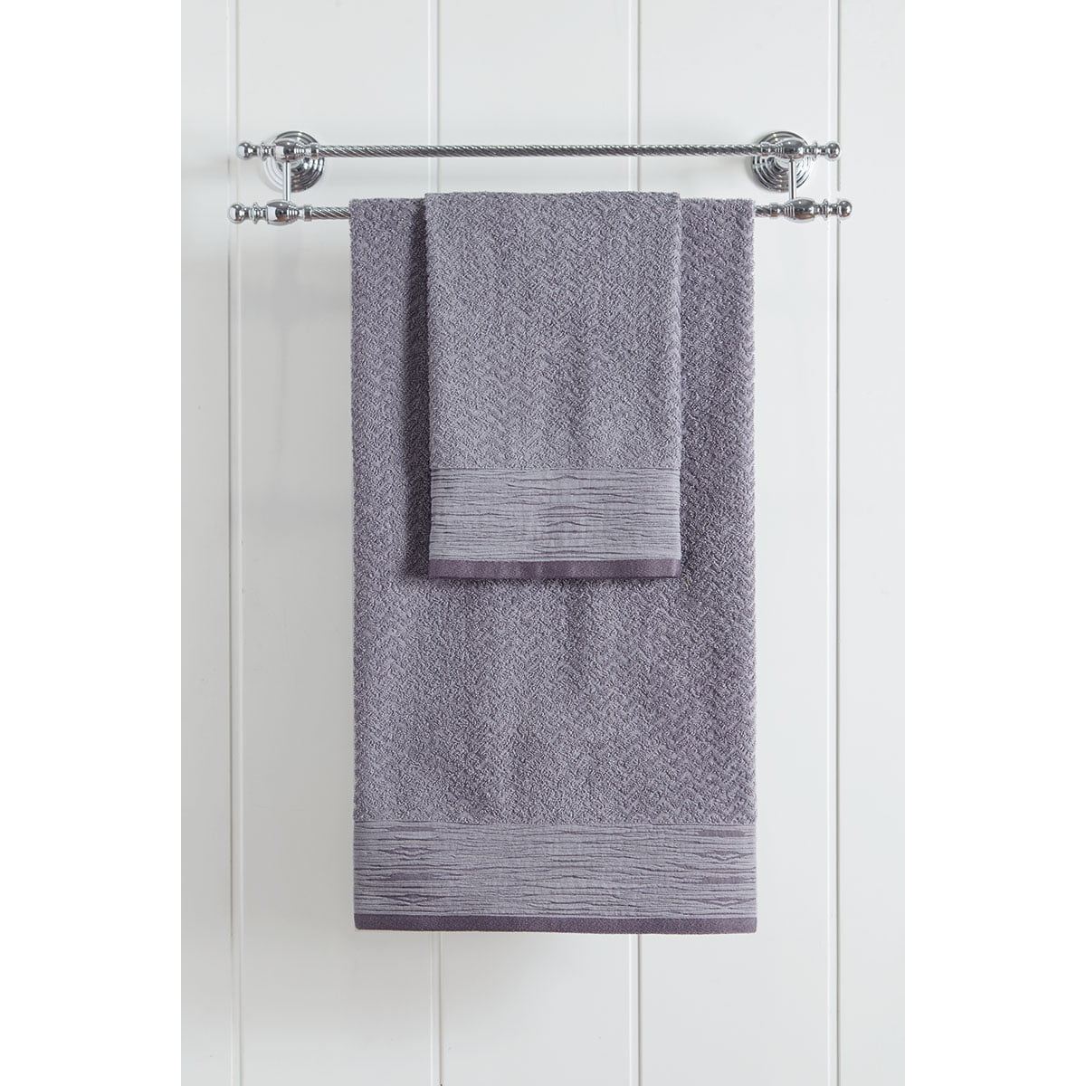 Πετσέτα Προσώπου Art 3235 50x90εκ Γκρι