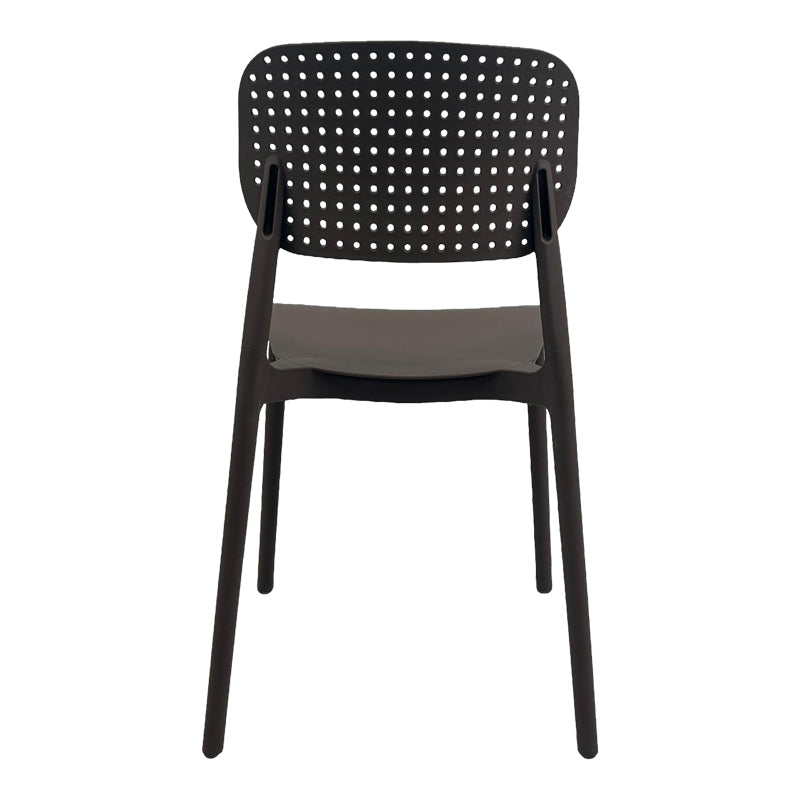Chair Regande Stackable PP Brown 42x49.5x82