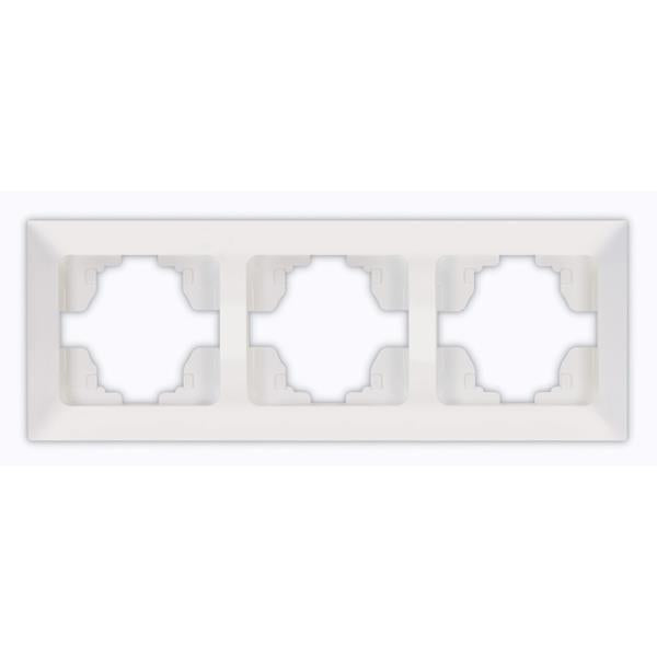 ΠΛΑΙΣΙΟ 3 ΘΕΣΕΩΝ ΛΕΥΚΟ ΟΡΙΖΟΝΤΙΟ