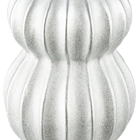 Βάζο Κεραμικό Ασημί Χρώμα 12x12x22