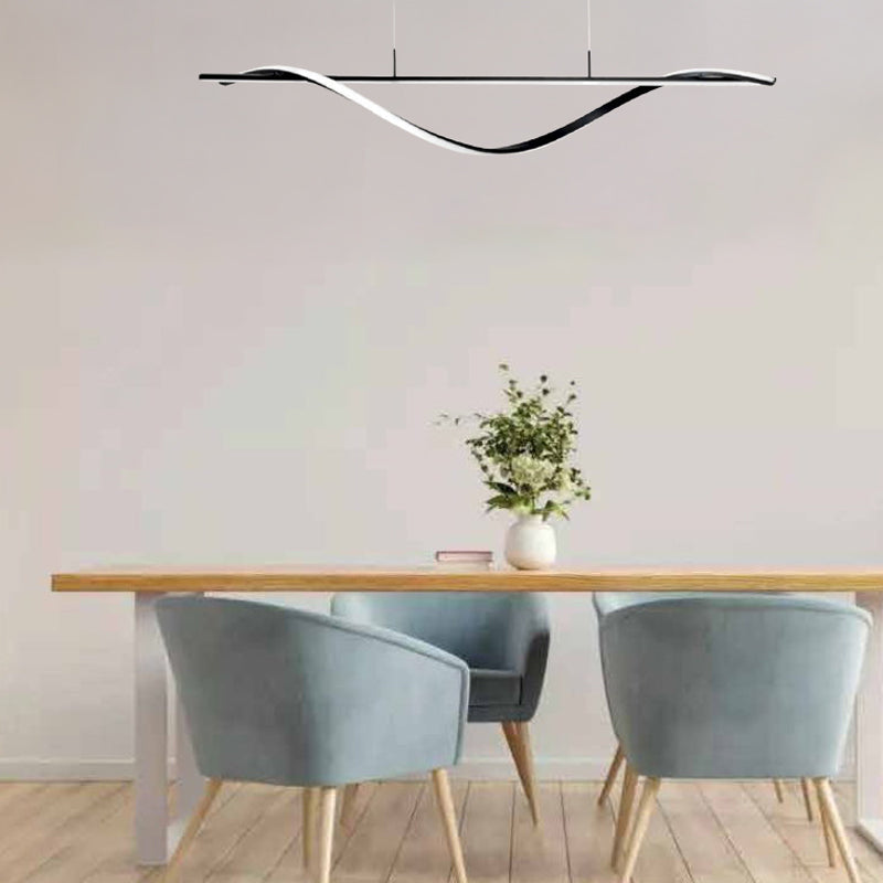 Φωτιστικό Οροφής Infinity LED Μέταλλο Μαύρο 120x12x150