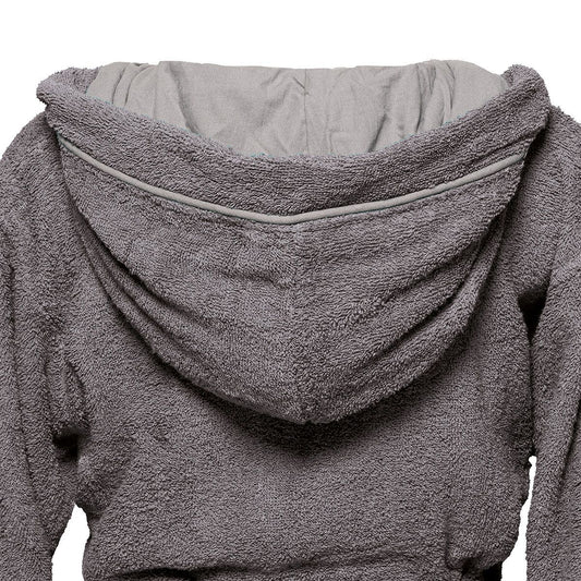 Μπουρνούζι με Κουκούλα Art 3428 Ανθρακί L