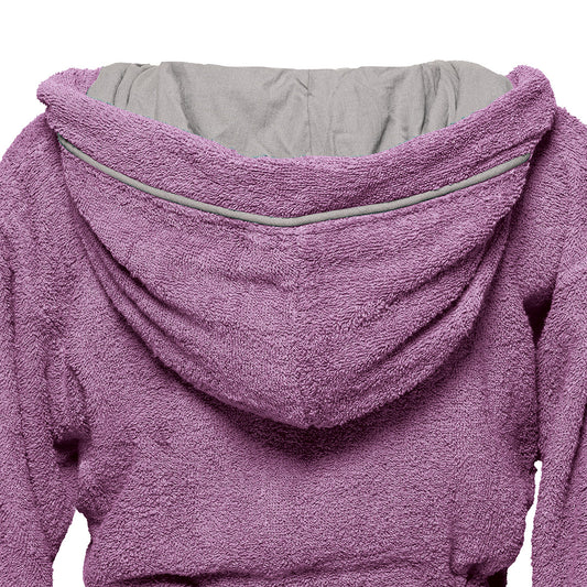 Μπουρνούζι με Κουκούλα Art 3429 Μωβ 2XL