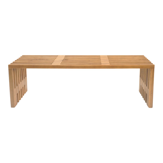 Παγκάκι Zen Teak Ξύλο σε Φυσική Απόχρωση 140x35x48