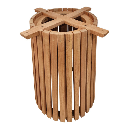 Βάση Τραπεζιού Εσωτερικού Χώρου Galy I Mindi Ξύλο σε Φυσική Απόχρωση Φ60x75