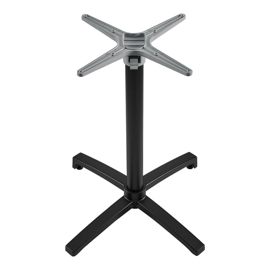 Βάση Τραπεζιού Levo Μεταλλική σε Μαύρη Απόχρωση 69x69x73