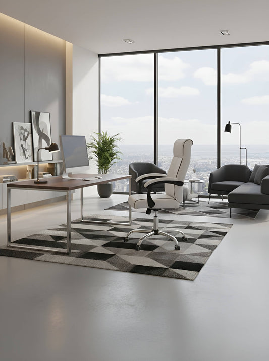 Καρέκλα Διευθυντική Blackthorn Λευκό 52x60x100