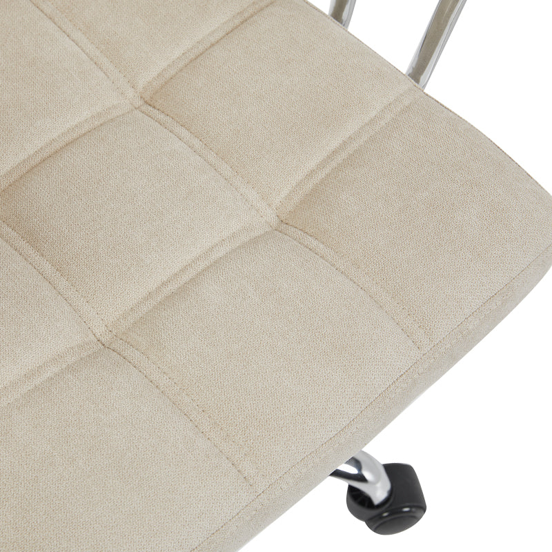 Office Chair Buleco Beige Fabric 56x46x74-86