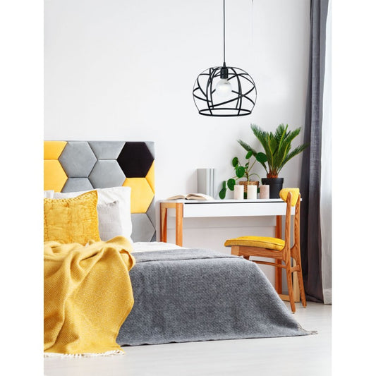 Φωτιστικό Πλέγμα Μέταλλο Μαύρο Ε27 Φ35