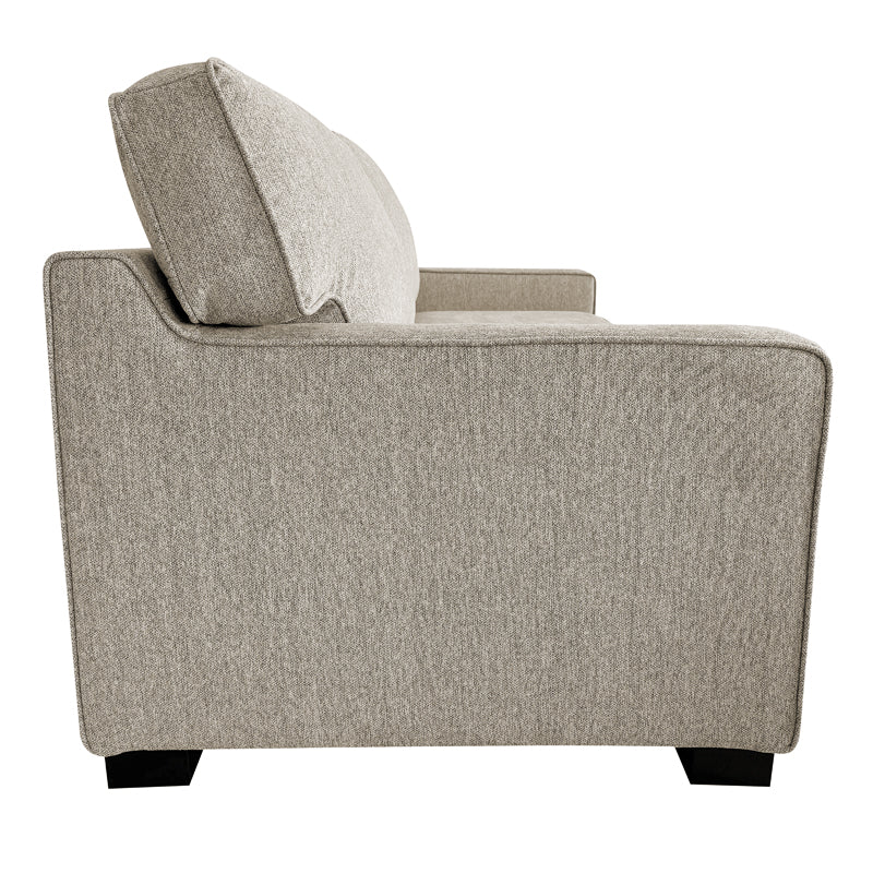 Καναπές-Κρεβάτι Διθέσιος Polaris Ύφασμα σε Εκρού Απόχρωση 181x91x83