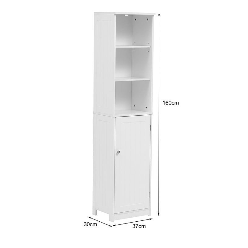 Column Cabinet Desilia MDF White 37x30x160
