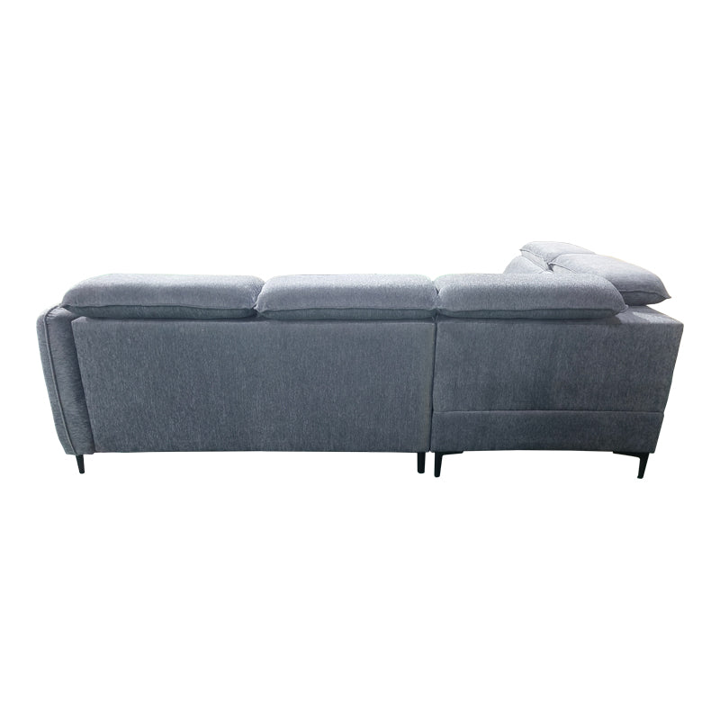 Napia Corner Sofa Bed Right Corner in Anthracite Fabric 249x210x98