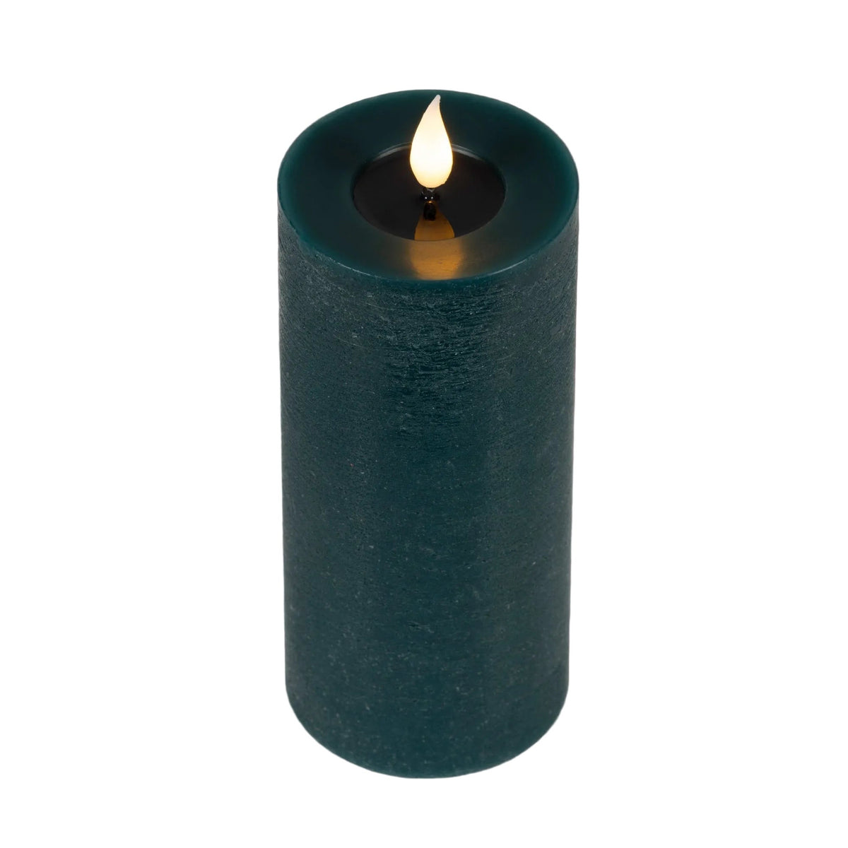LED Κερί από Κερί Wax με Ρεαλιστική Φλόγα Emerald Φ8x20